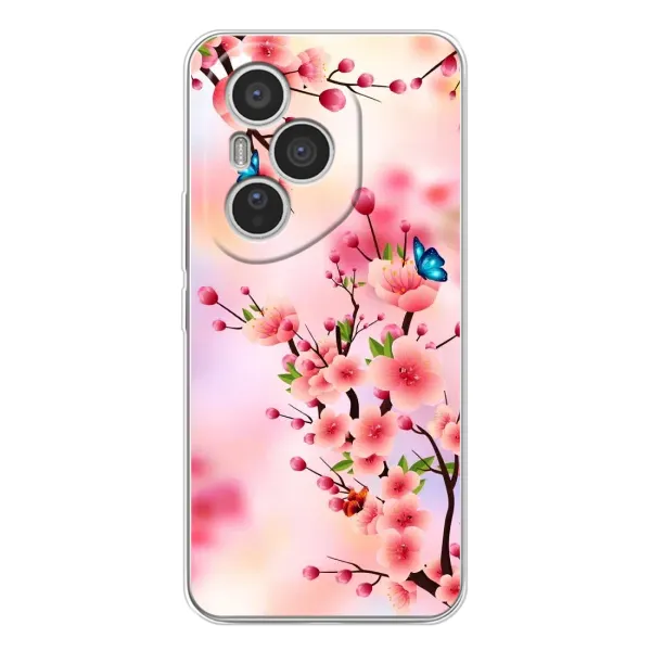Чехол с рисунком «Бабочки на сакуре» для Huawei Honor 400 Pro Чехол с рисунком «Бабочки на сакуре» для Huawei Honor 400 Pro