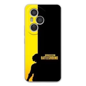 Чехол (TPU) с картинкой "Лого Пабг" на Хуавей Хонор 400 Про (Battlegrounds)