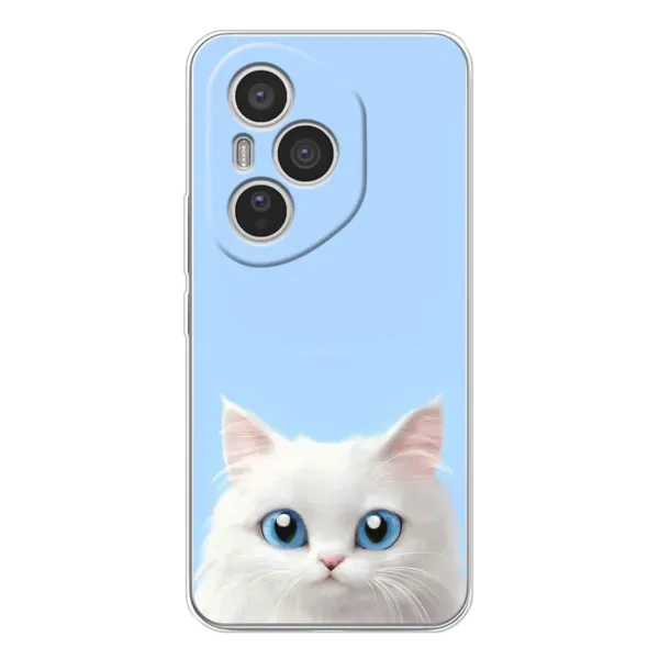Чехол с рисунком «Белый кот» для Huawei Honor 400 Pro Чехол с рисунком «Белый кот» для Huawei Honor 400 Pro