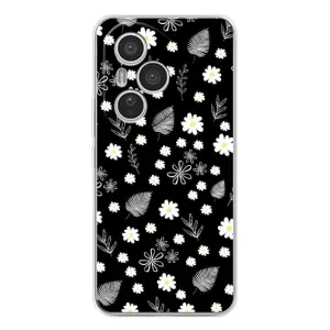 Чохли з тематикою "КВІТИ" на Huawei Honor 400 Pro (цвітіння на чорному)
