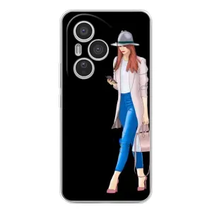 Чохол з картинкою Модні Дівчата Huawei Honor 400 Pro (Дівчина з телефоном)