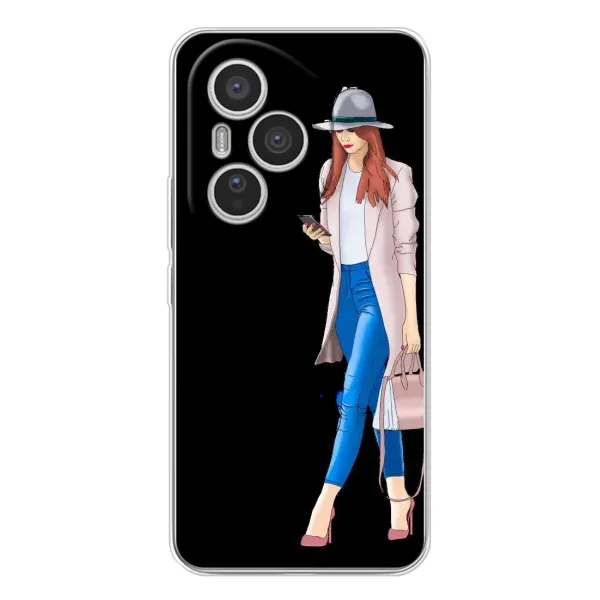 Чехол с рисунком «Девушка со смартфоном» для Huawei Honor 400 Pro Чехол с рисунком «Девушка со смартфоном» для Huawei Honor 400 Pro
