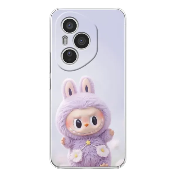 Чехол с рисунком «Фиолетовый Лабубу» для Huawei Honor 400 Pro Чехол с рисунком «Фиолетовый Лабубу» для Huawei Honor 400 Pro