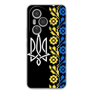 Силиконовый Чехол на Huawei Honor 400 Pro (Герб и вышыванка)