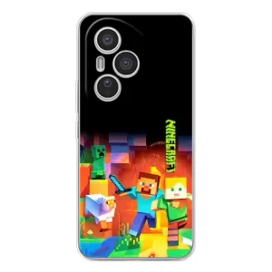 Чехлы для Huawei Honor 400 Pro (Персонажи Майн Крафт) (Герой Майнкрафт)