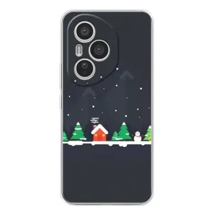 Силиконовый бампер на рождество для Huawei Honor 400 Pro (Город зимний)
