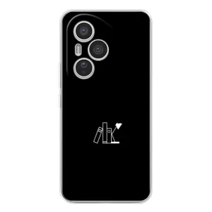 Чохол з картинками на чорному фоні для Huawei Honor 400 Pro (Книжки)
