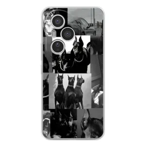 Чехол ДОБЕРМАН для Huawei Honor 400 Pro (Коллаж Доберман)