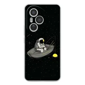 Силіконовый Чохол з принтом "Космонавти" на Huawei Honor 400 Pro (Космонавт на рибалці)