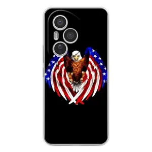 Чехол Флаг USA для Huawei Honor 400 Pro (Крылья США)