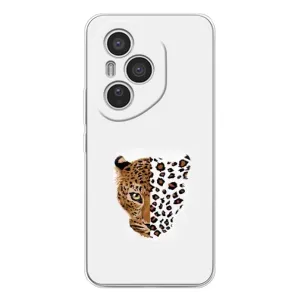 Чохол з леопардовим принтом на Huawei Honor 400 Pro (Леопард на білому)