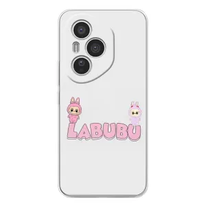 Чехол с принтом Лабубу для Huawei Honor 400 Pro (Логотип Лабубу)