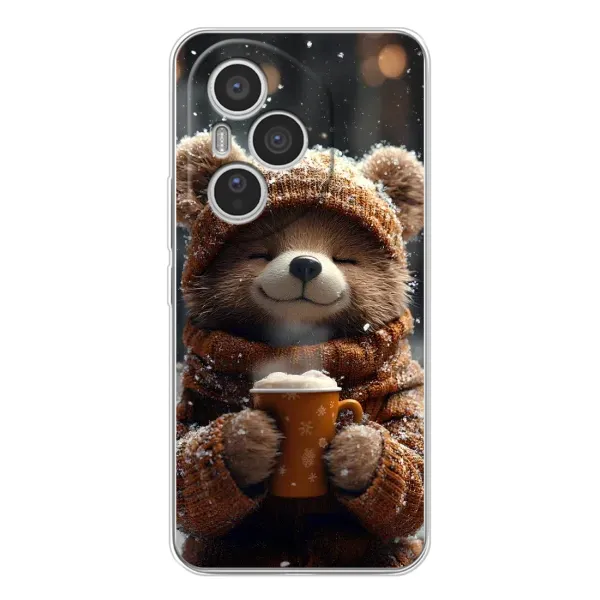 Чехол с рисунком «Медвежонок с кофе» для Huawei Honor 400 Pro Чехол с рисунком «Медвежонок с кофе» для Huawei Honor 400 Pro