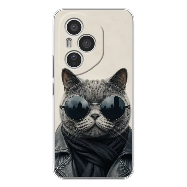 Чехол с рисунком «Модный кот» для Huawei Honor 400 Pro Чехол с рисунком «Модный кот» для Huawei Honor 400 Pro