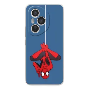 Чехол Супергерой Человека Паука на Huawei Honor 400 Pro (На паутине)