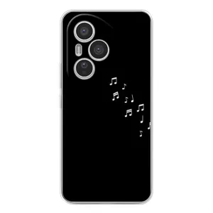 Чохол з картинками на чорному фоні для Huawei Honor 400 Pro (Ноти)