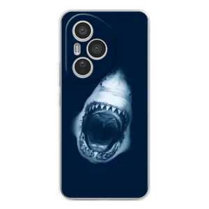 Силиконовый бампер с картинкой животных для Huawei Honor 400 Pro (Пасть Акулы)