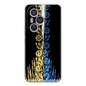 Силиконовый Чехол на Huawei Honor 400 Pro (Патриотическая вышиванка)