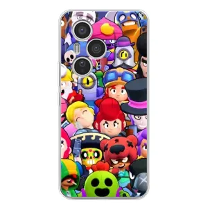 Силіконовый Чохол на Huawei Honor 400 Pro з картинкою Brawl Stars (Персонажі)
