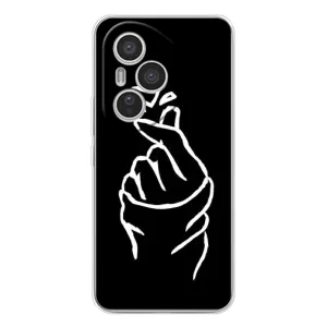 Чохол (Знак сердечка) для Huawei Honor 400 Pro (Сердечко на чорному)