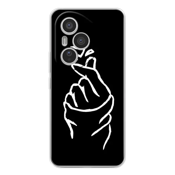 Чехол с рисунком «Сердце на черном» для Huawei Honor 400 Pro Чехол с рисунком «Сердце на черном» для Huawei Honor 400 Pro