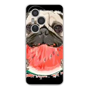 Чехол (ТПУ) Милые собачки для Huawei Honor 400 Pro (Смешной Мопс)