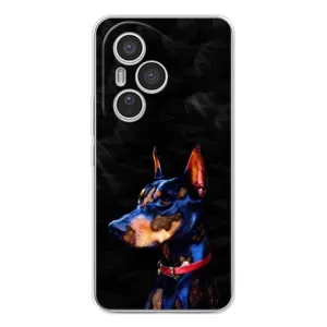 Бампер для Huawei Honor 400 Pro с картинкой "Песики" (Собака Мопс)