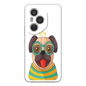 Бампер для Huawei Honor 400 Pro с картинкой "Песики" (Собака Король)