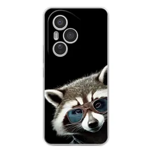 Силиконовый Чехол с Енотами на Huawei Honor 400 Pro (Стильный Енот)