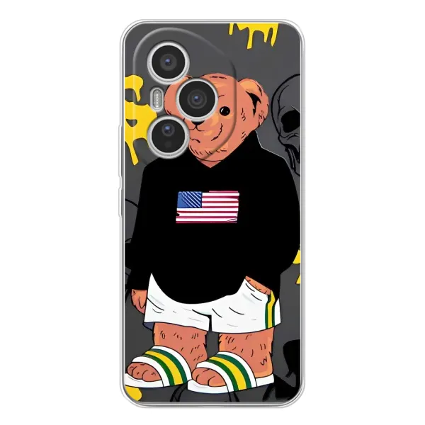 Чехол с рисунком «Teddy USA» для Huawei Honor 400 Pro