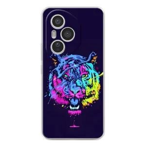Силиконовый бампер с картинкой животных для Huawei Honor 400 Pro (Тигр-Арт)