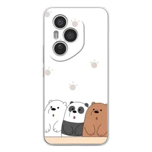 Чехлы с изображением разных животных для Huawei Honor 400 Pro (Удивленные медвеженки)