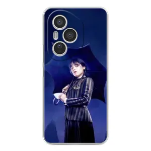 Чехлы с принтом Уэнсдей на Huawei Honor 400 Pro (Уэнсдей с зонтом)