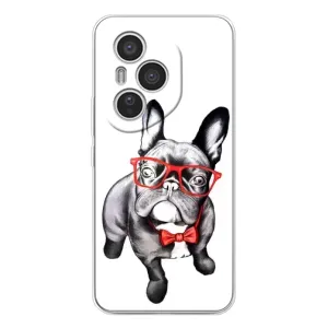 Бампер для Huawei Honor 400 Pro с картинкой "Песики" (В очках)