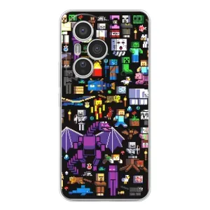 Чохол майнкрафт для Huawei Honor 400 Pro (Усі персонажі)