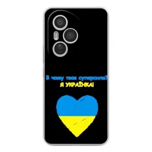 Силиконовый Чехол на Huawei Honor 400 Pro (Я-Украина) (Я Украинка)