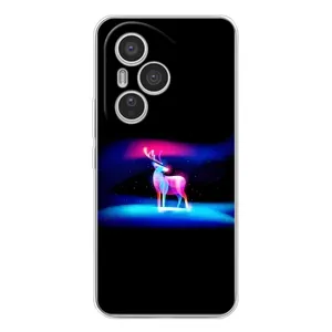 Силиконовый бампер с картинкой животных для Huawei Honor 400 Pro (Яркий олень)