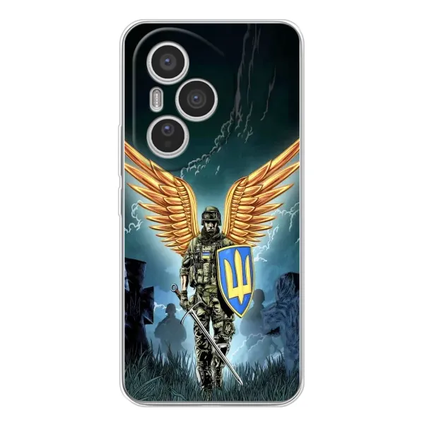 Чехол с рисунком «ЗСУ з крильями» для Huawei Honor 400 Pro