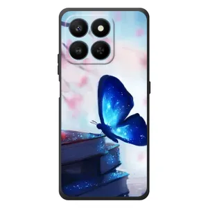 Силіконовий бампер з картинкою звірів для Huawei Honor 400 Smart (Метелик синій)