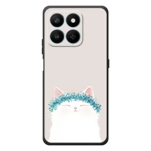 Чохол на тематику: Коти для Huawei Honor 400 Smart (Білий котик)