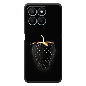 Чохол з зображенням смачної їжі для Huawei Honor 400 Smart (Чорна полуниця)