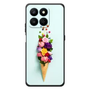 Чохли з тематикою "КВІТИ" на Huawei Honor 400 Smart (Квітка-морозиво)