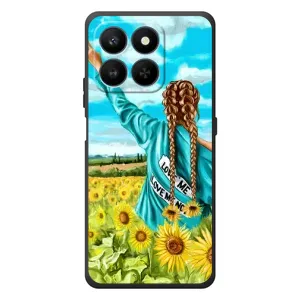 Чохол Стильні дівчата на Huawei Honor 400 Smart (Дівчина на полі)