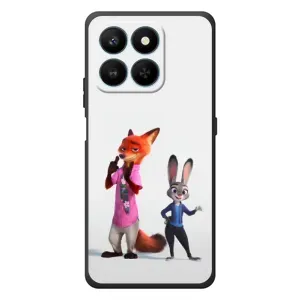 Силиконовый чехол с принтом Зоотрополіс для Huawei Honor 400 Smart (Джуди и Ник)