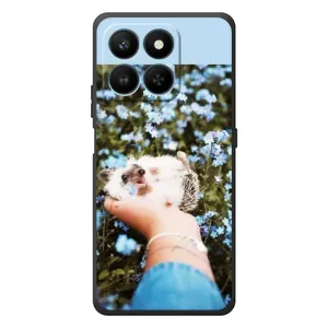 Чохли з зображенням різних тварин на Huawei Honor 400 Smart (Їжачок в руці)