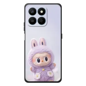 Чохол з принтом Лабубу для Huawei Honor 400 Smart (Фіолетовий Лабубу)