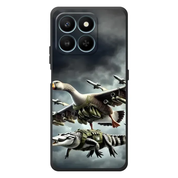 Чехол с рисунком «Гусини и крокодило» для Huawei Honor 400 Smart