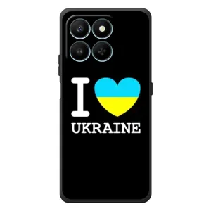 Чехол с Украинской символикой на Хуавей Хонор 400 Смарт (I Love Ukraine)