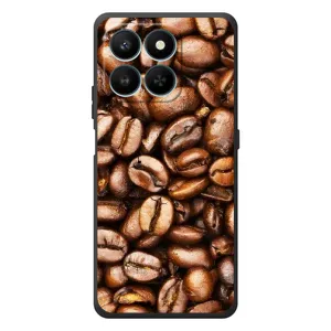 Чохол з зображенням смачної їжі для Huawei Honor 400 Smart (Кава)