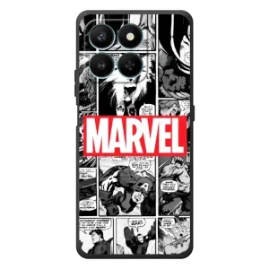 Силиконовый Чехол для Huawei Honor 400 Smart (Комикс Марвел)